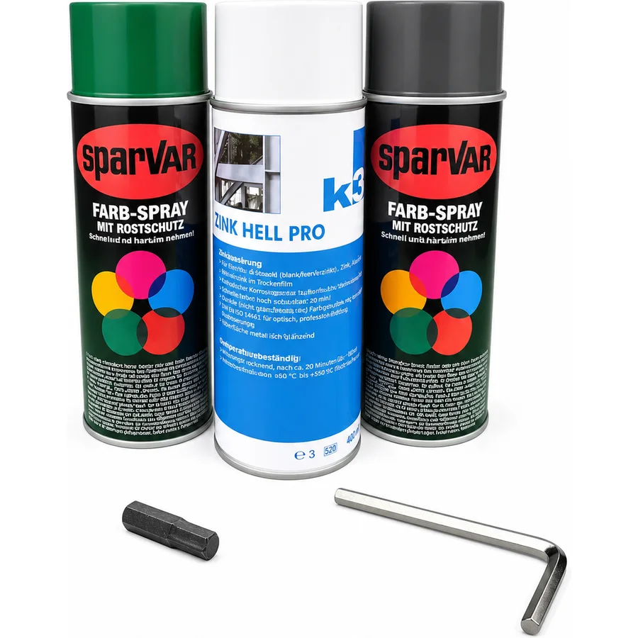 Farb-und Stiftschlüssel-Set – RAL7016
