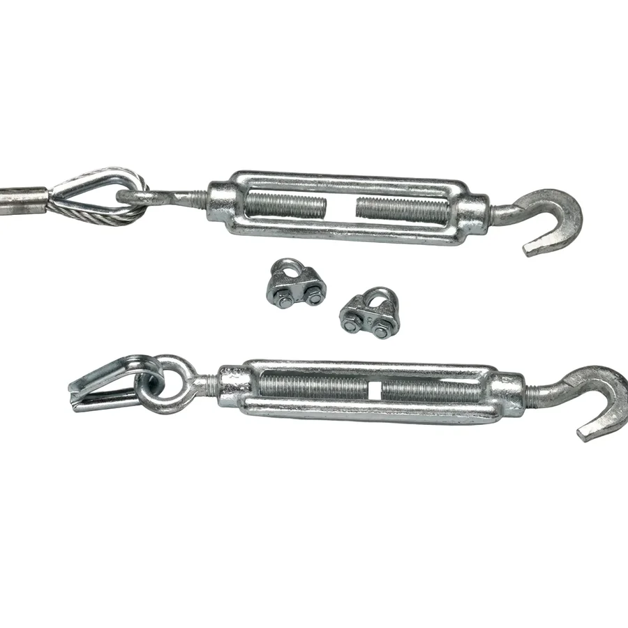 Kauschen und Spannschlösser für 6-mm-Seil